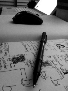 My random doodlings will eventually make sense a little later down the line.