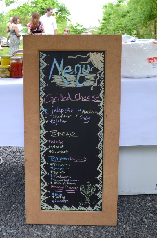 Guest had different options for bread and cheese.